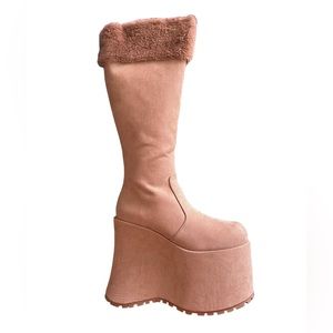 Dolls Kill CLUBEXX Sandstorm Babe Knee High Boots